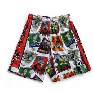 Flow Society Youth Medium Baseball Shorts MVP All State Athletic Mesh